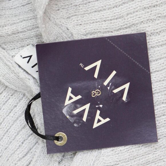 NWT Ava & Viv Women's Plus Size V-Neck Sweater Tank 83786615 X Heather Gray - Picture 4 of 6